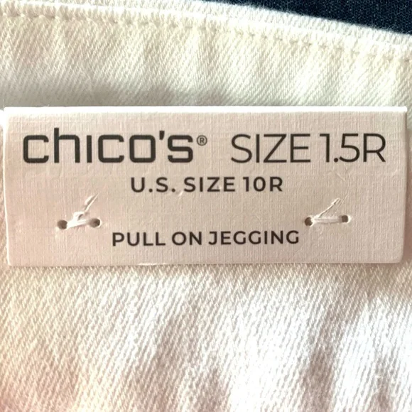 Chico’s Pull-On Denim Ankle Jeggings - Picture 6 of 7